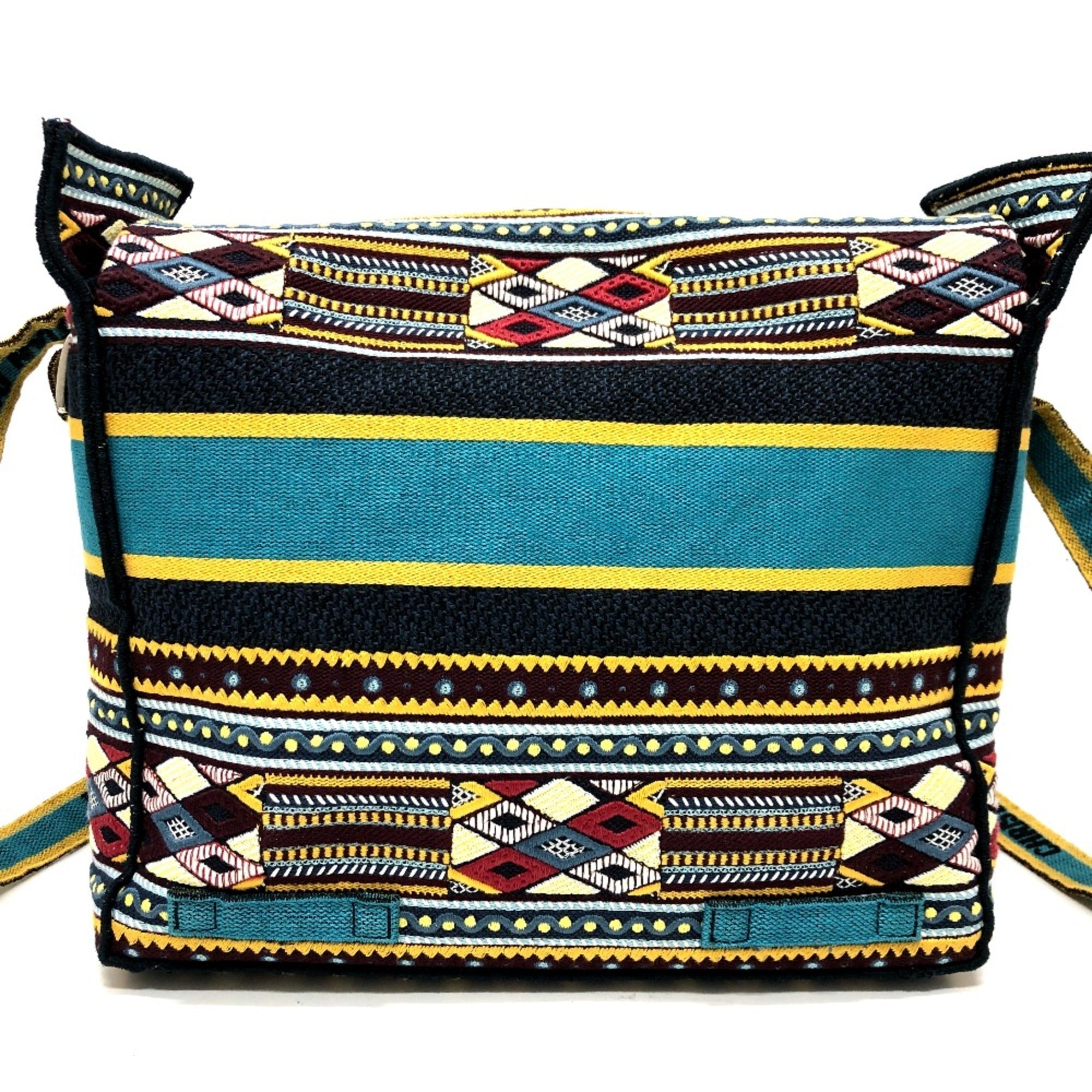 Christian Dior Blue Cloth Shoulder Bag ()