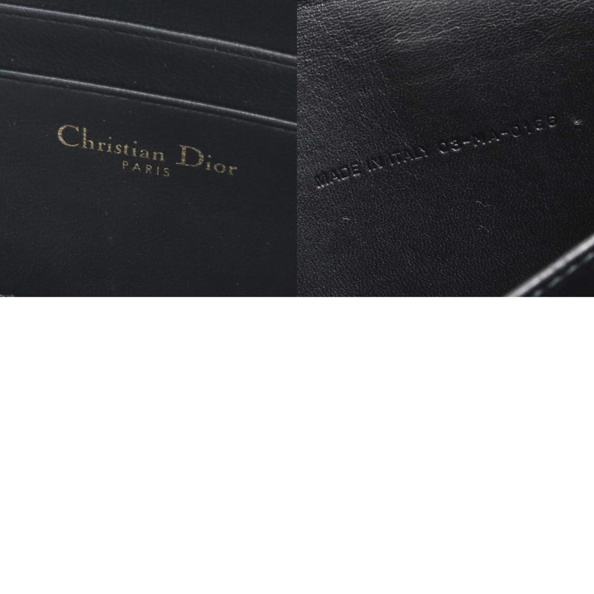 Christian Dior Black Leather Clutch Bag ()