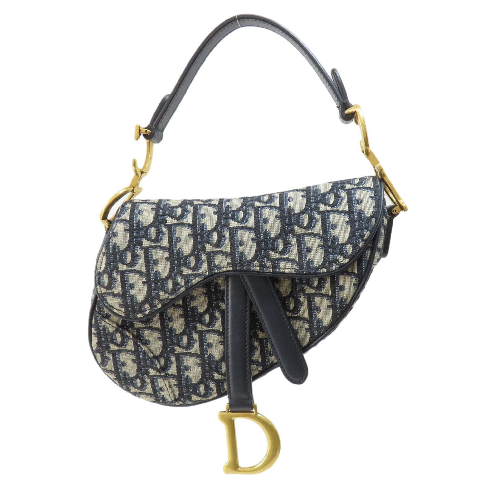 Christian Dior Navy Canvas Handbag ()