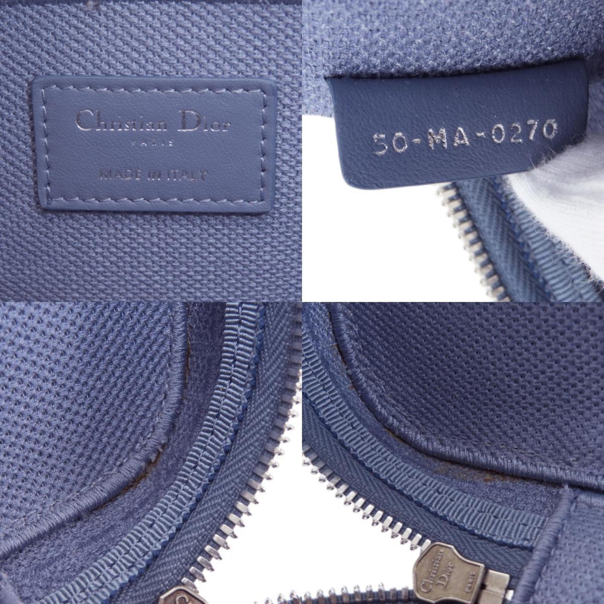 Christian Dior Blue Canvas Handbag ()