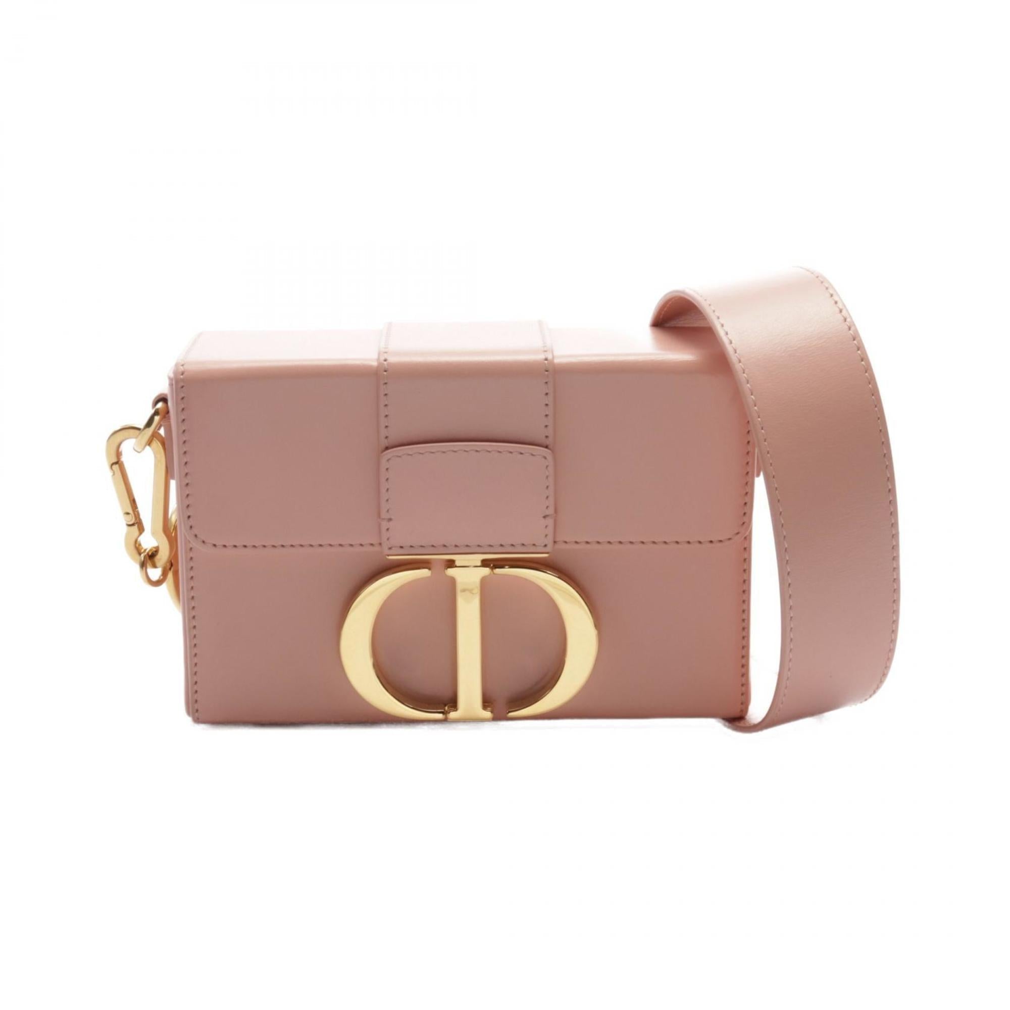 Christian Dior Pink Leather Shoulder Bag ()