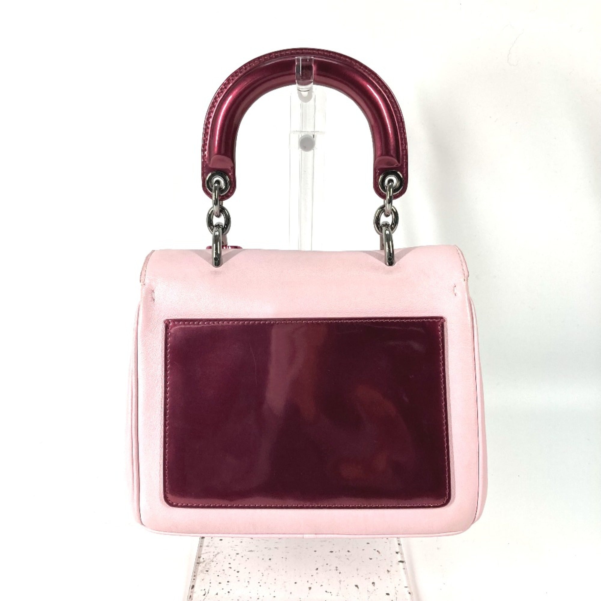 Christian Dior Pink Leather Handbag ()