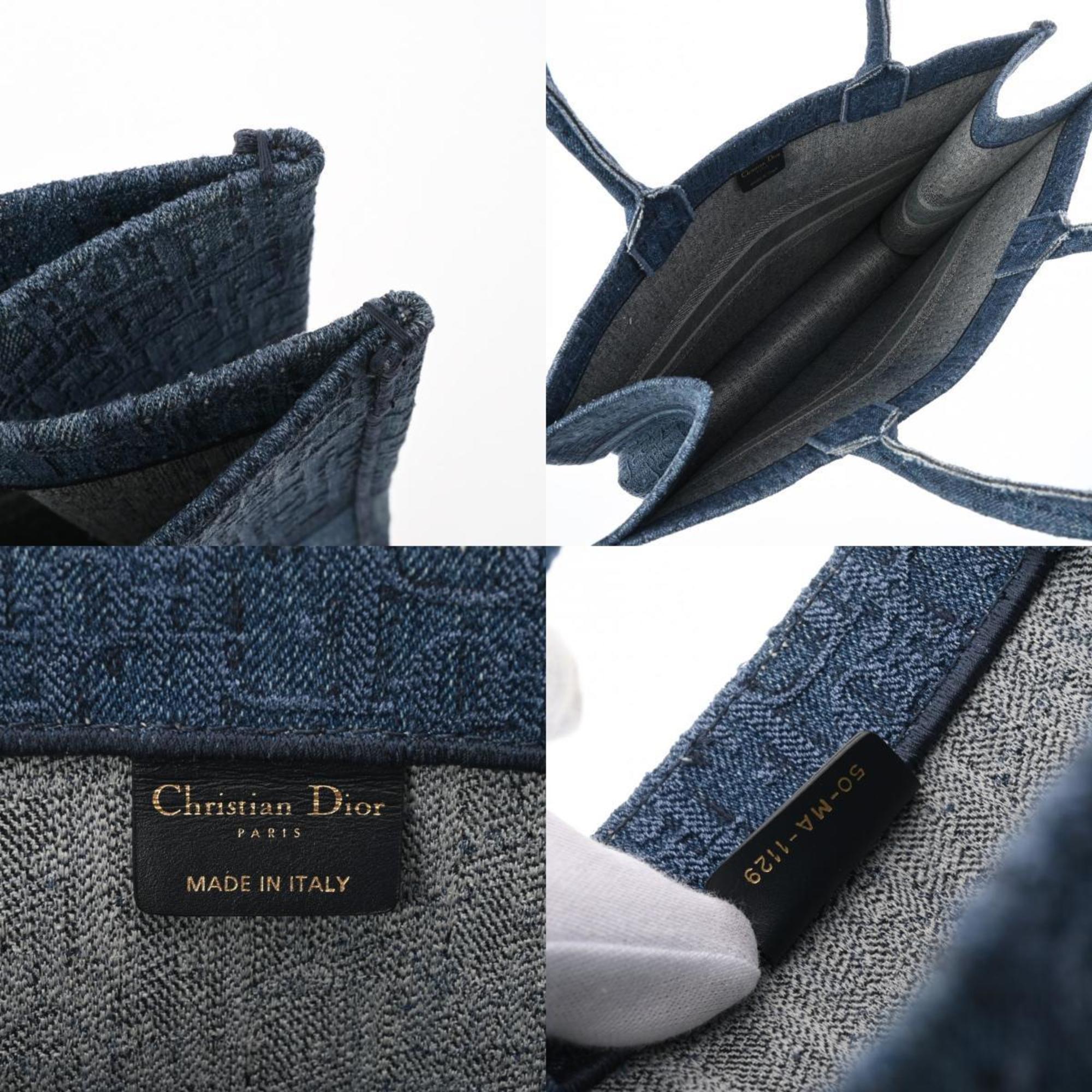 Christian Dior Blue Denim Handbag ()