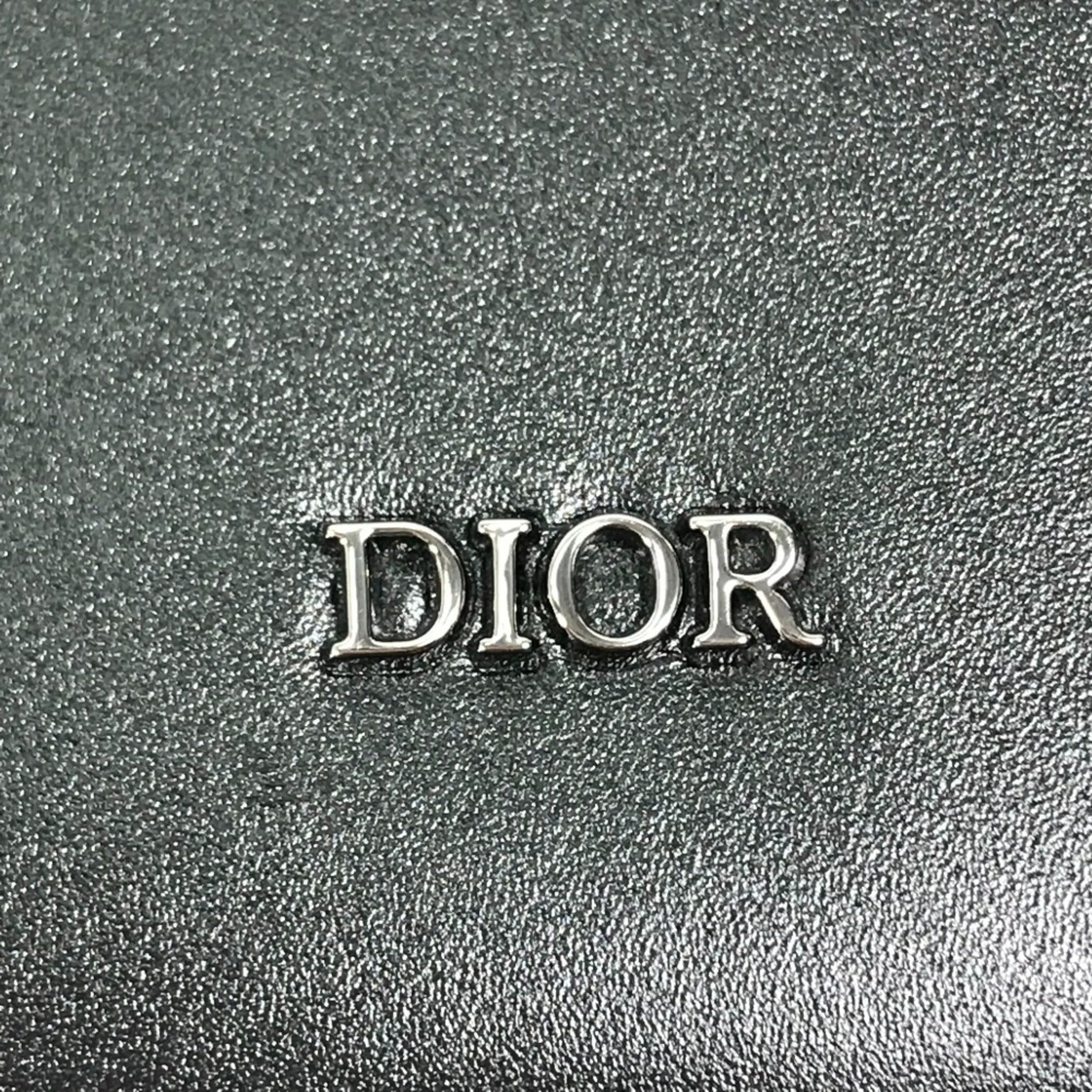 Christian Dior Black Leather Shoulder Bag ()