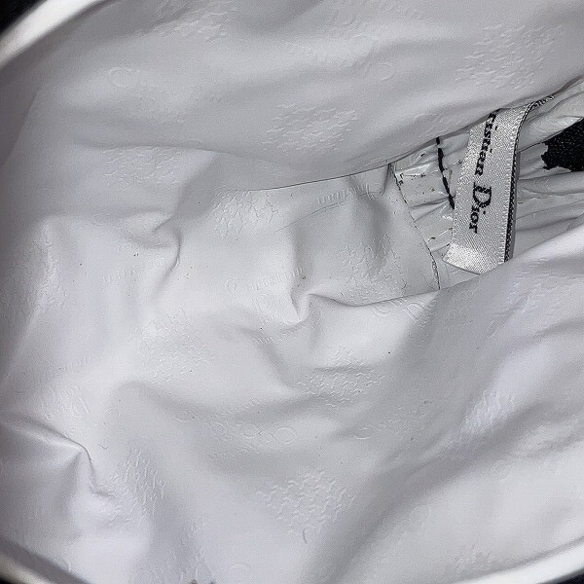 Christian Dior Black White Nylon Pouch ()
