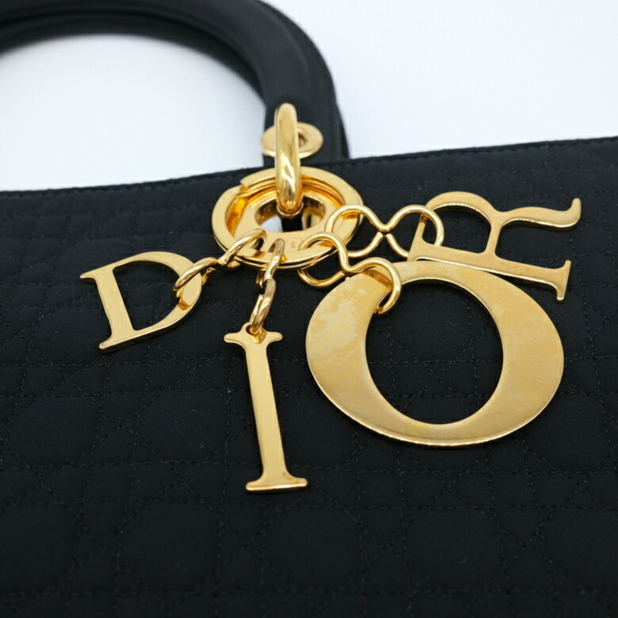 Christian Dior Black Quilting Handbag ()