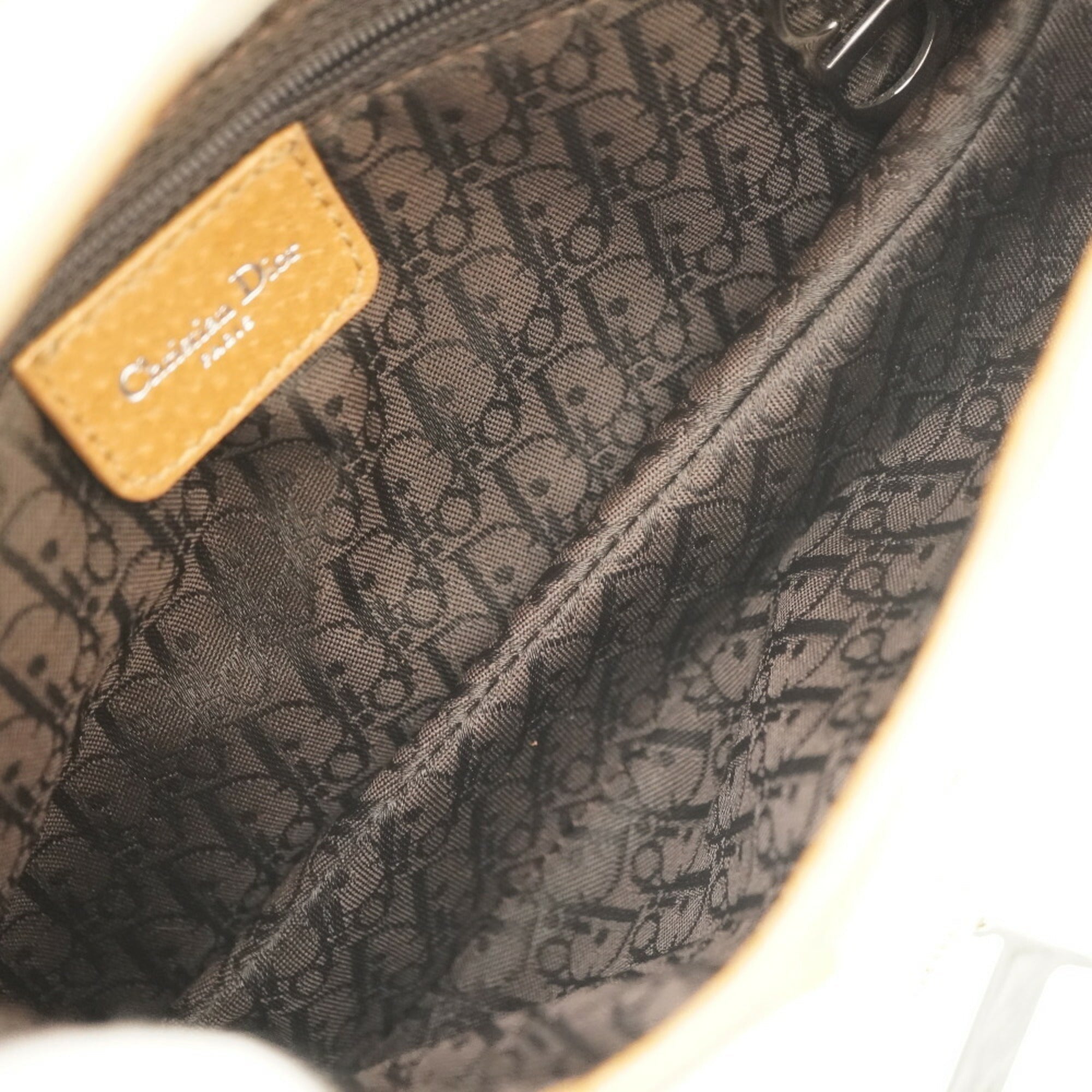 Christian Dior Multi-Color Canvas Leather Shoulder Bag ()