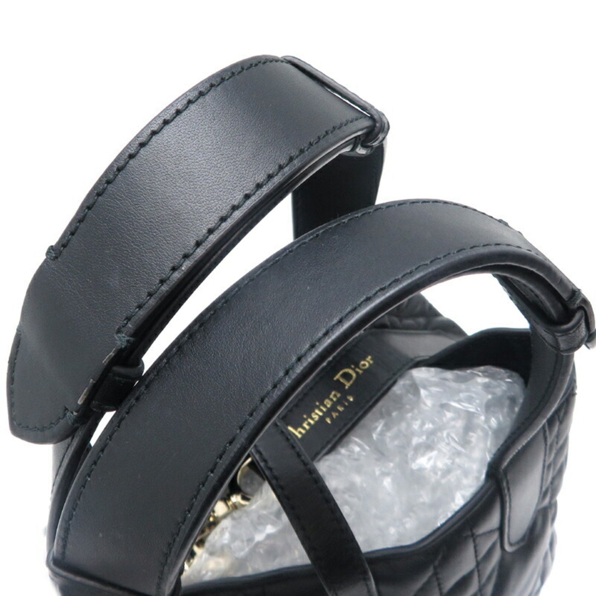 Christian Dior Black Leather Handbag ()