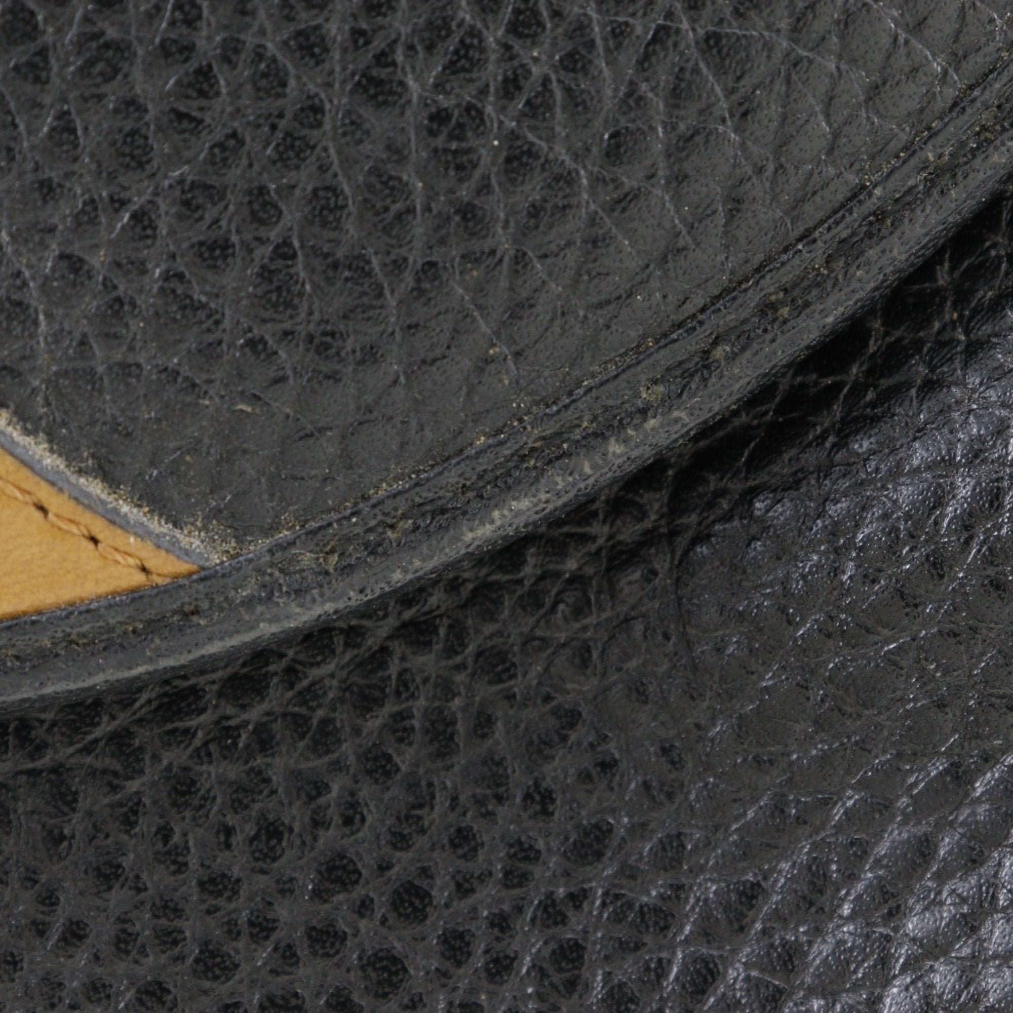 Christian Dior Black Leather Pochette Shoulder Bag ()
