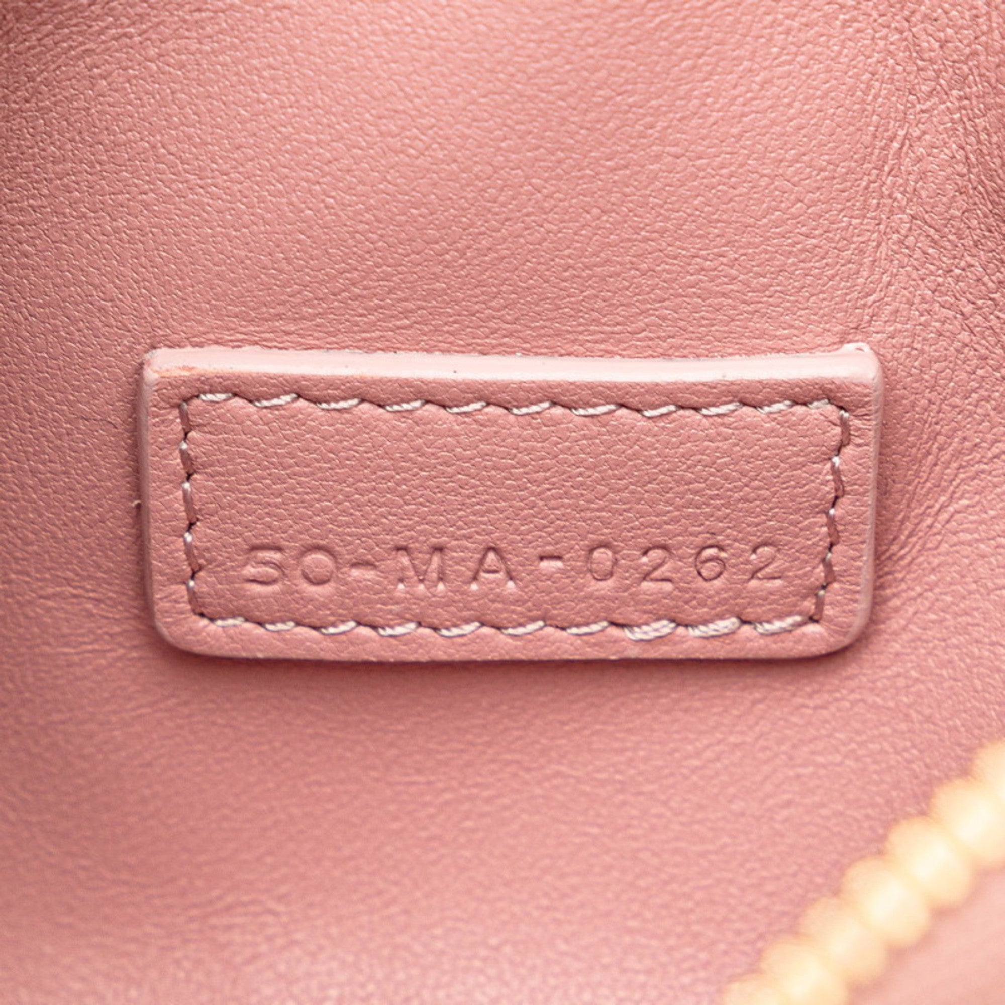 Christian Dior Pink Leather Pouch ()