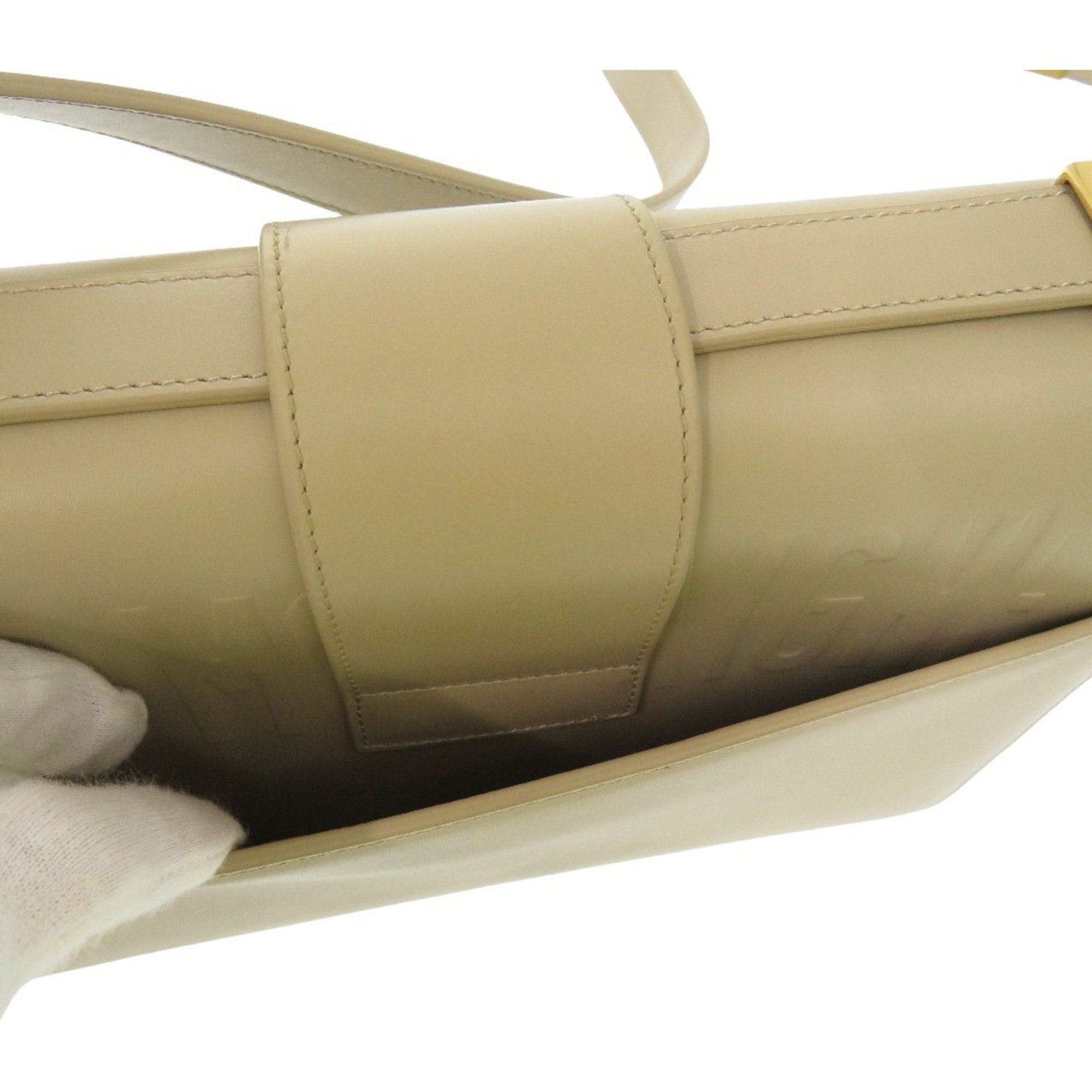 Christian Dior Beige Leather Shoulder Bag ()