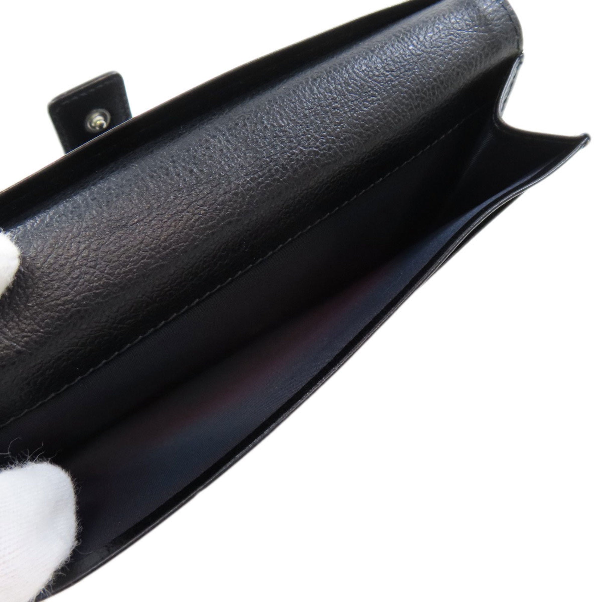 Christian Dior Navy Denim Coin Purse/Coin Case ()