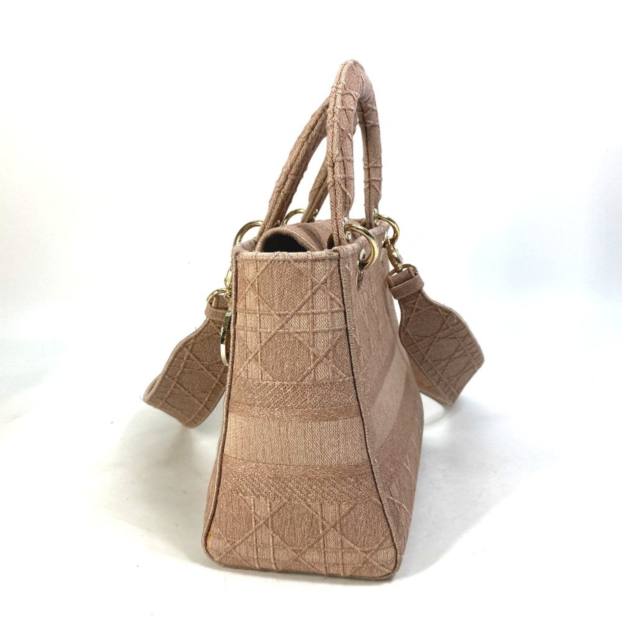 Christian Dior Pink Cloth Handbag ()