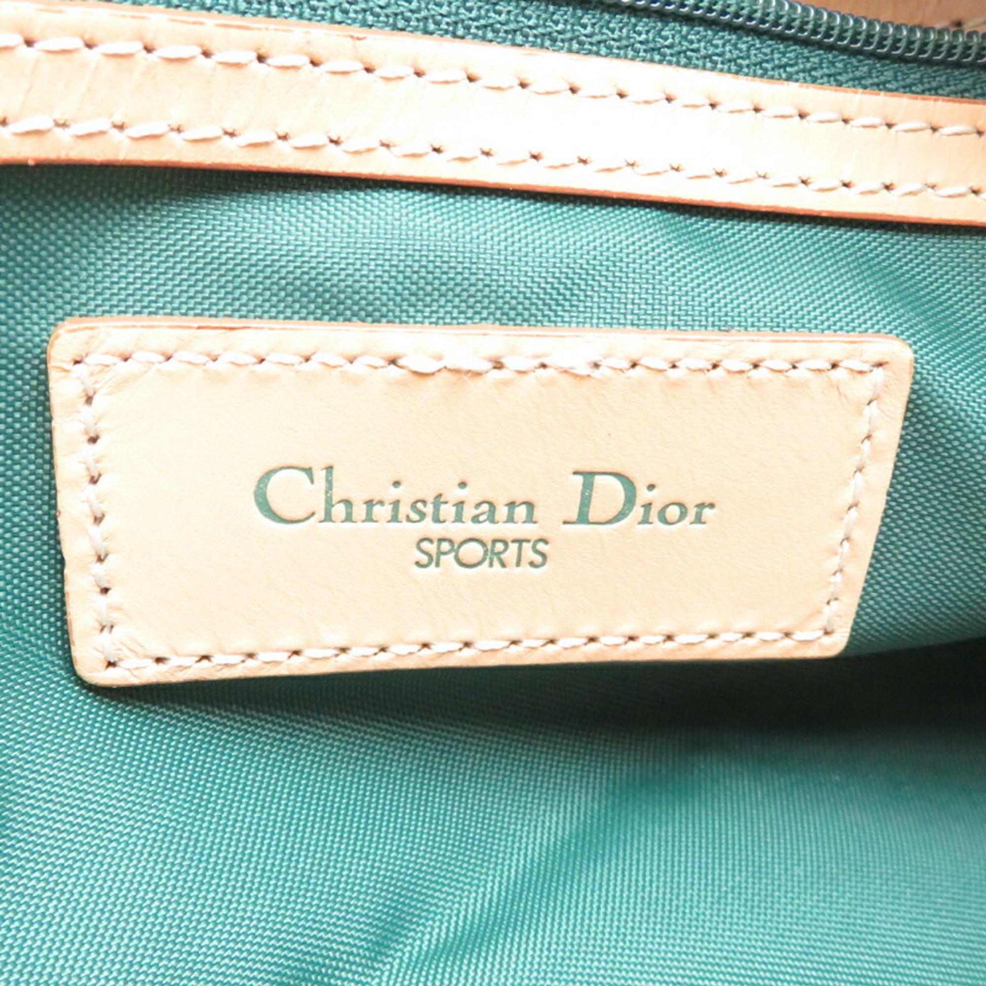 Christian Dior Green Pvc Boston Bag ()