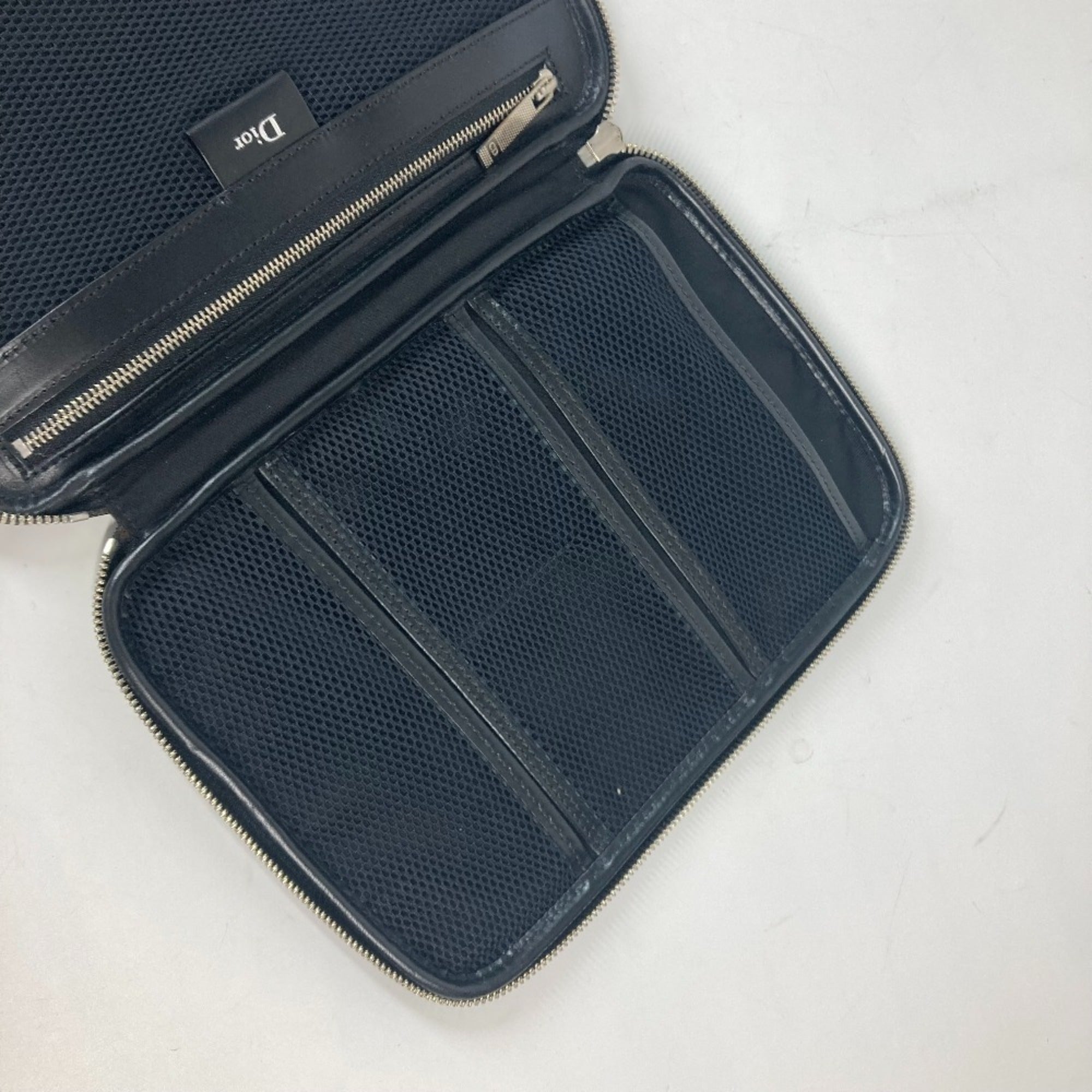 Christian Dior Black Pvc Clutch Bag Pouch ()