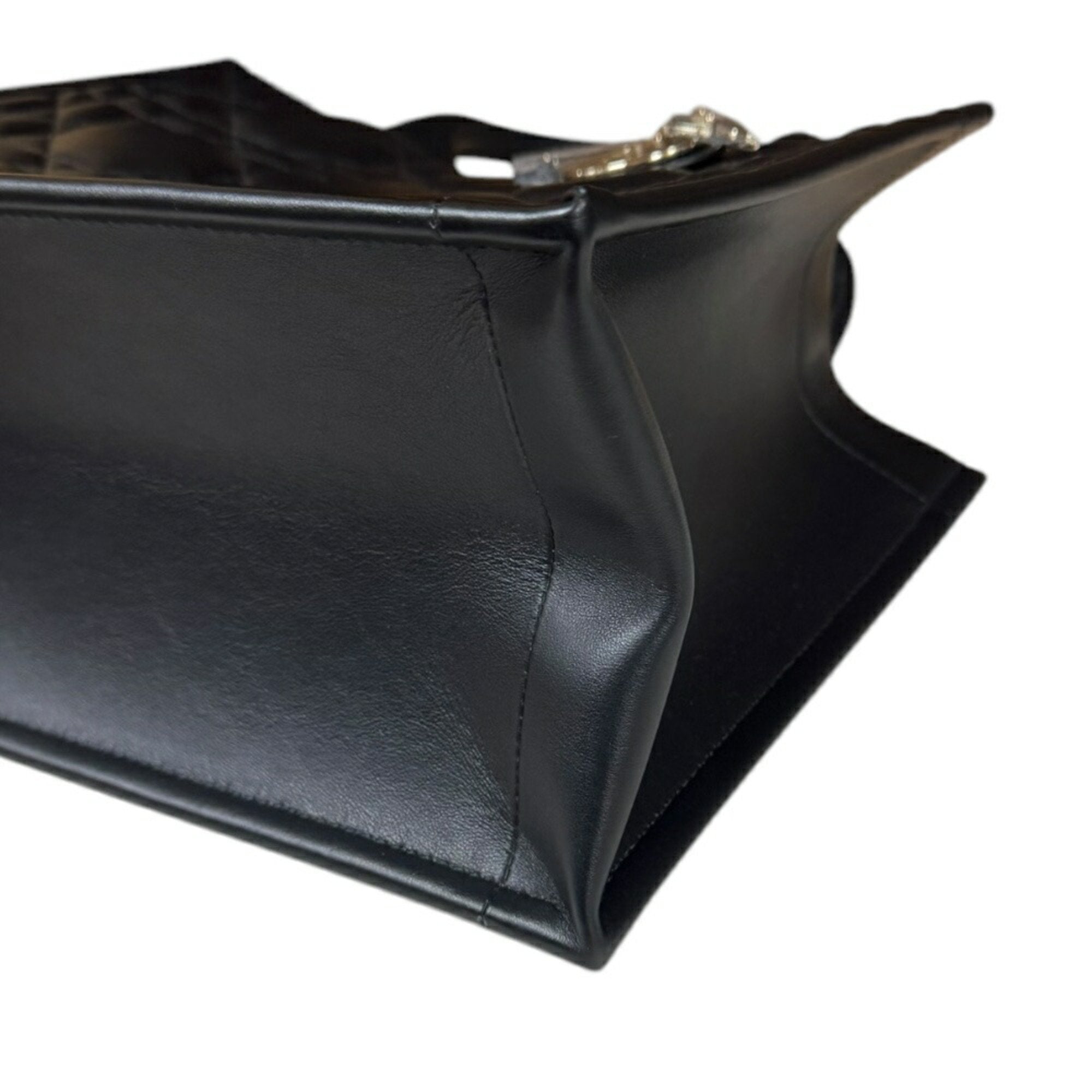 Christian Dior Black Leather Shoulder Bag ()