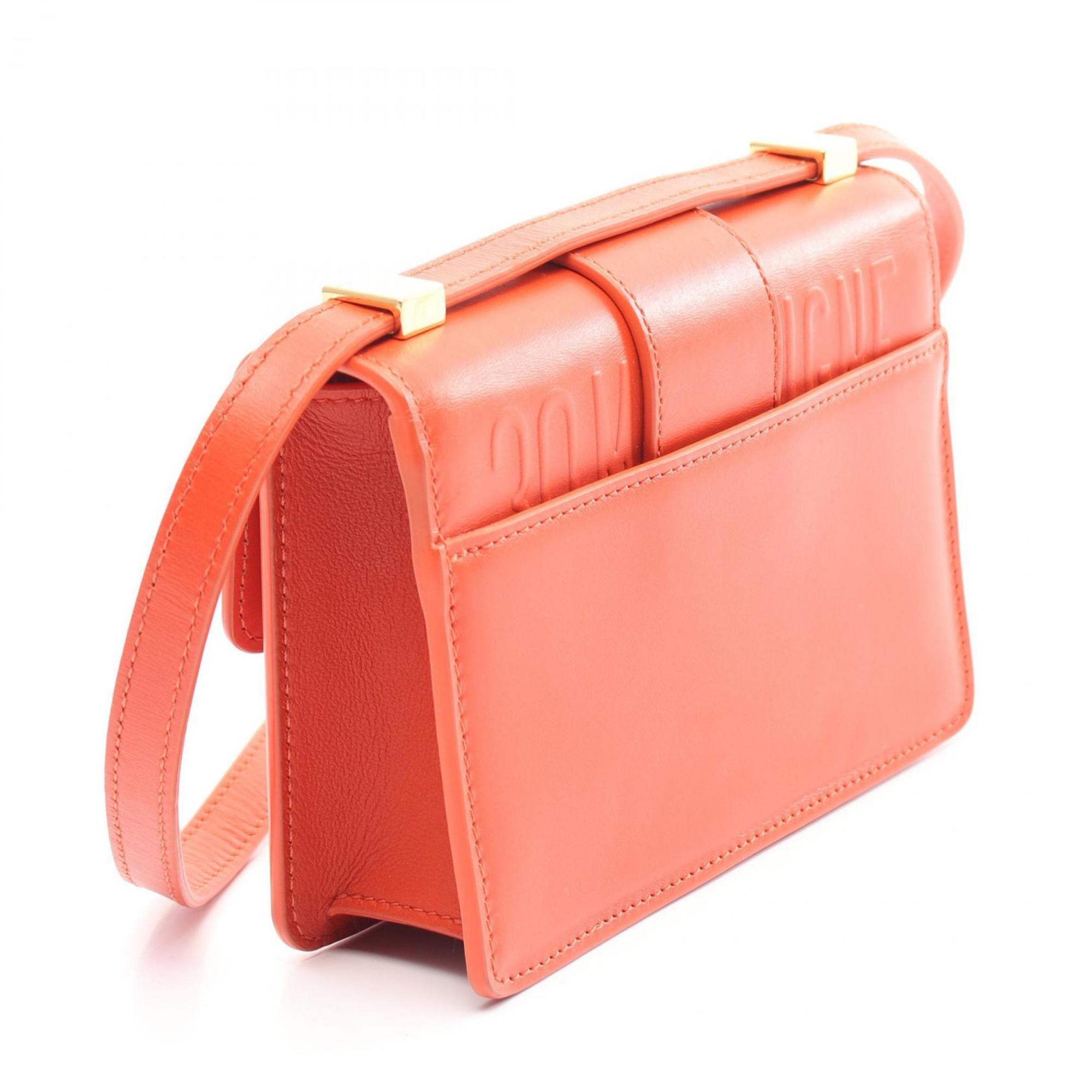 Christian Dior Orange Leather Shoulder Bag ()