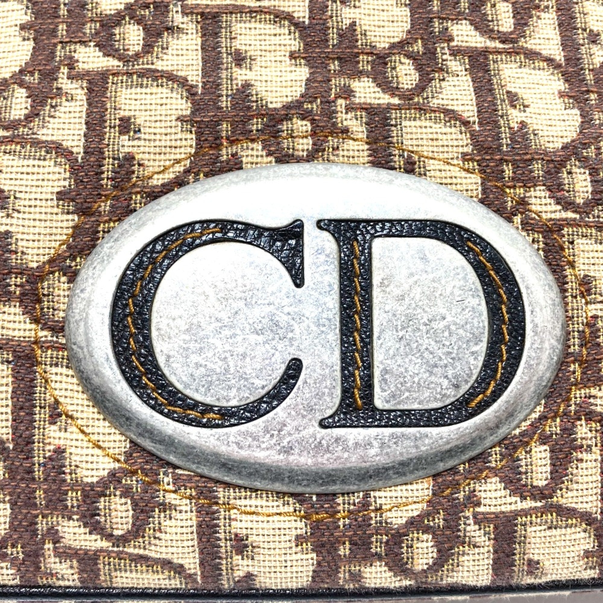 Christian Dior Brown Leather Handbag ()