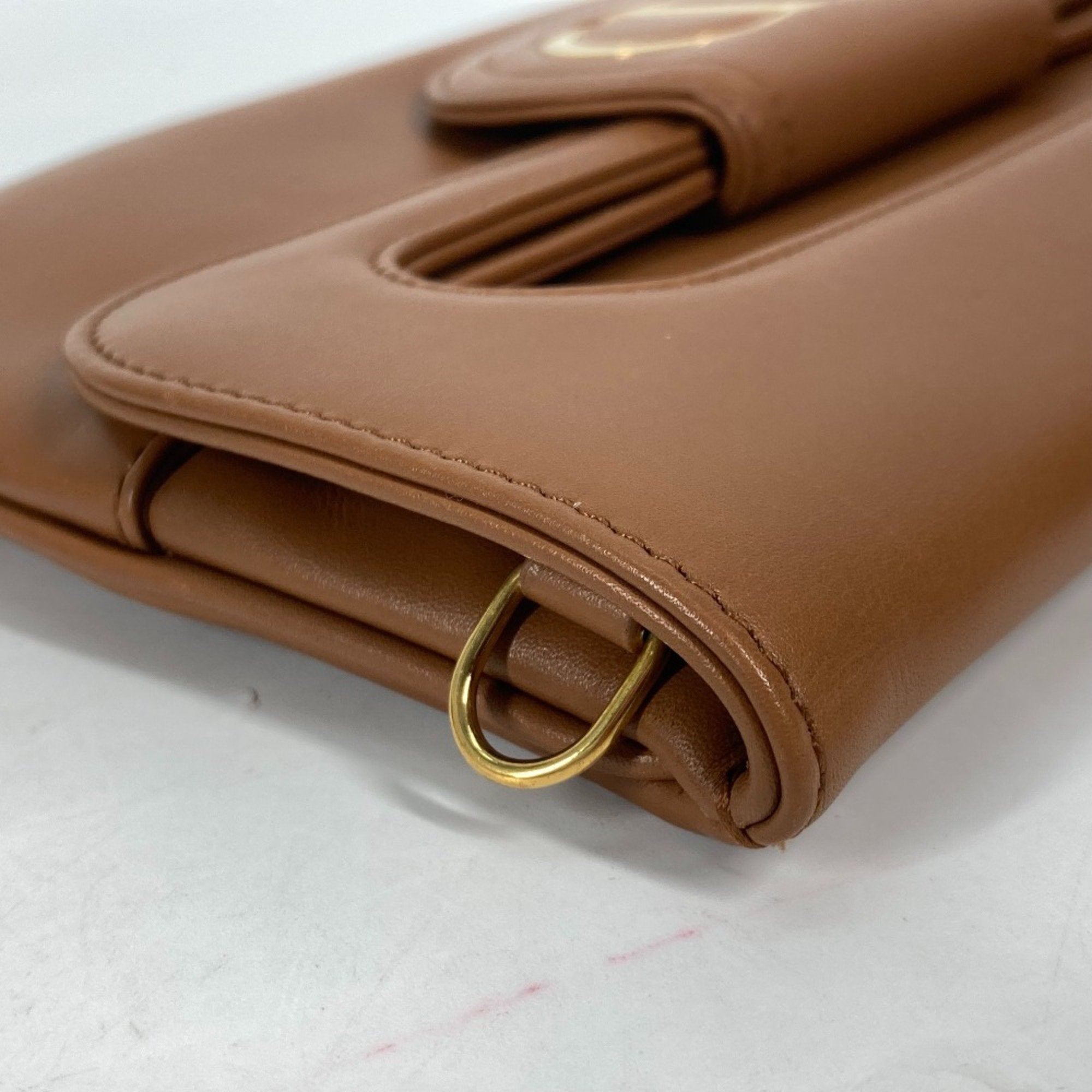 Christian Dior Brown Leather Handbag ()