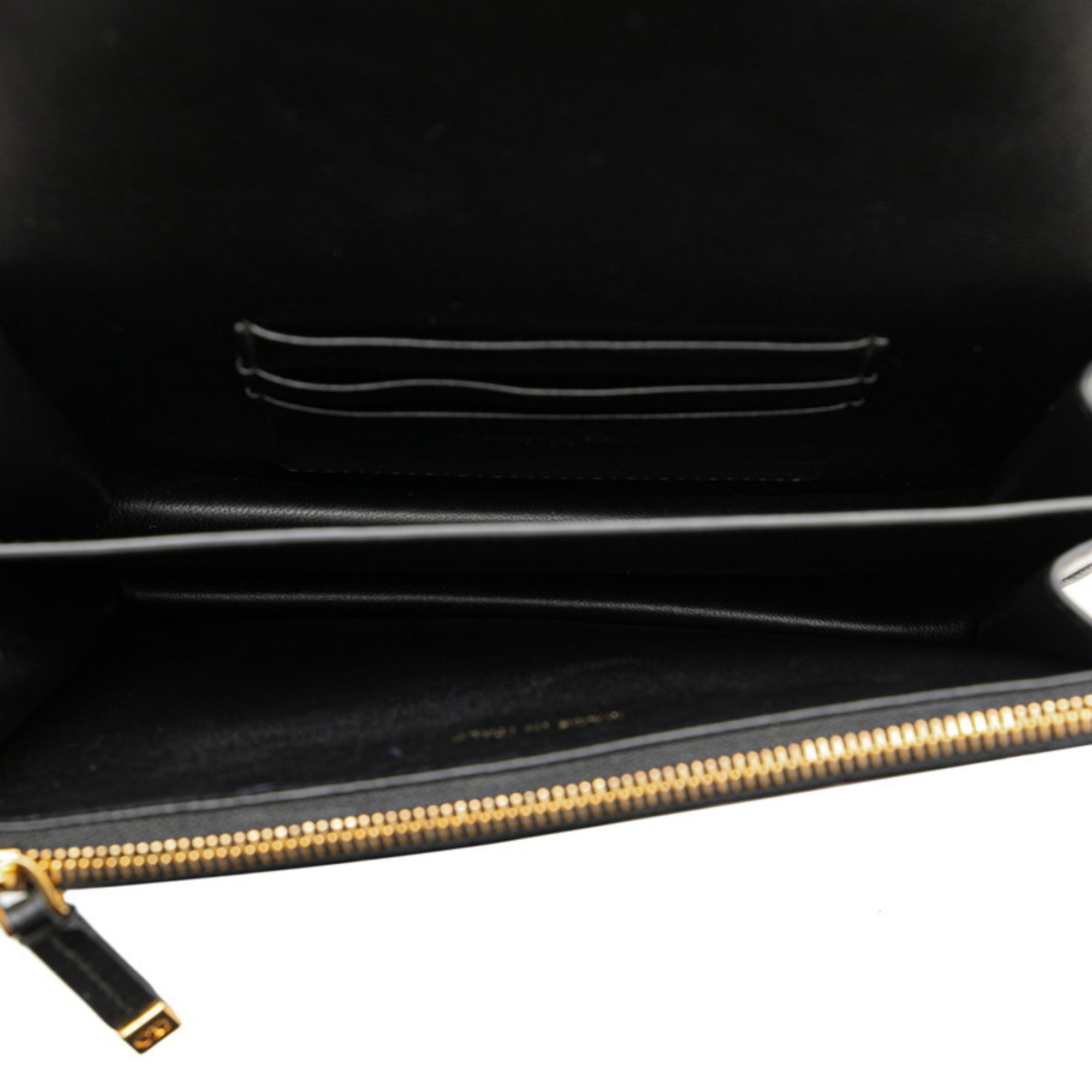 Christian Dior Black Leather Shoulder Bag ()