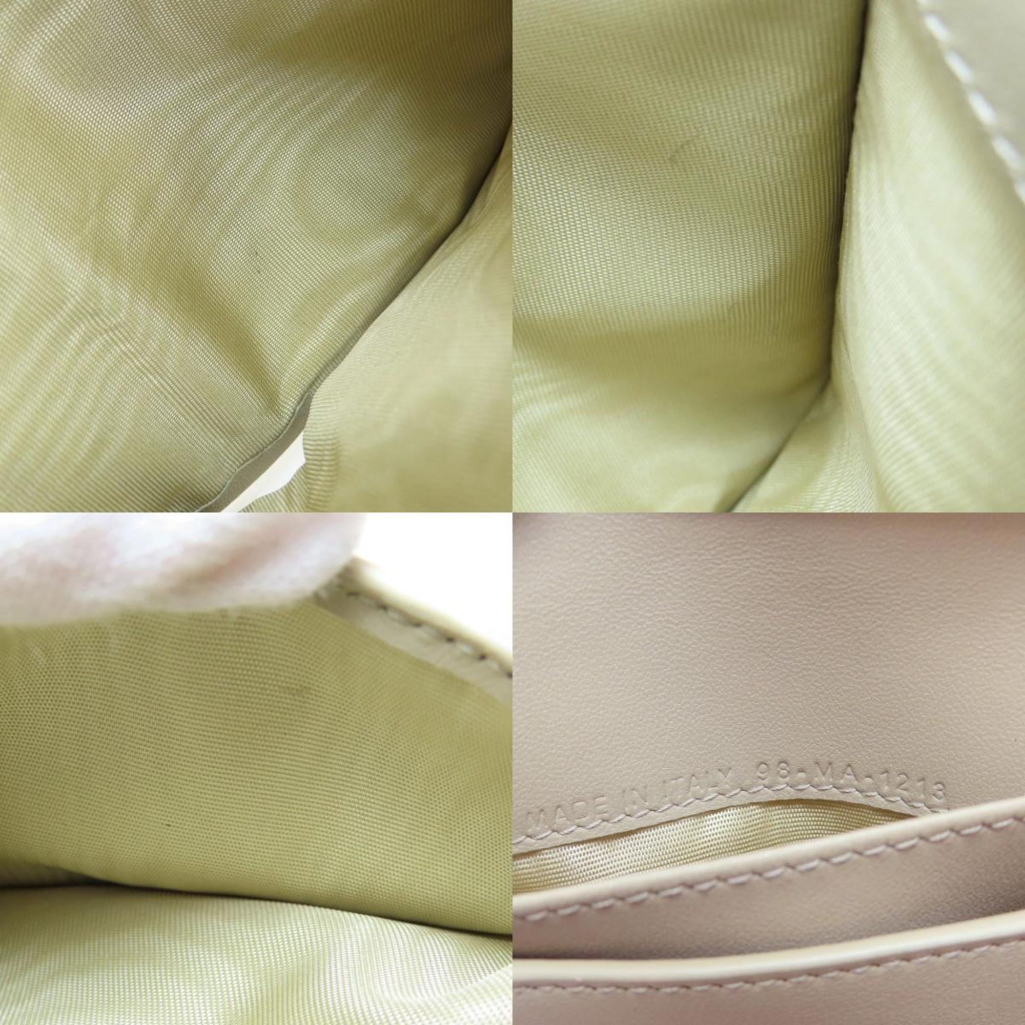 Christian Dior Beige Leather Wallet (Bi-Fold) ()
