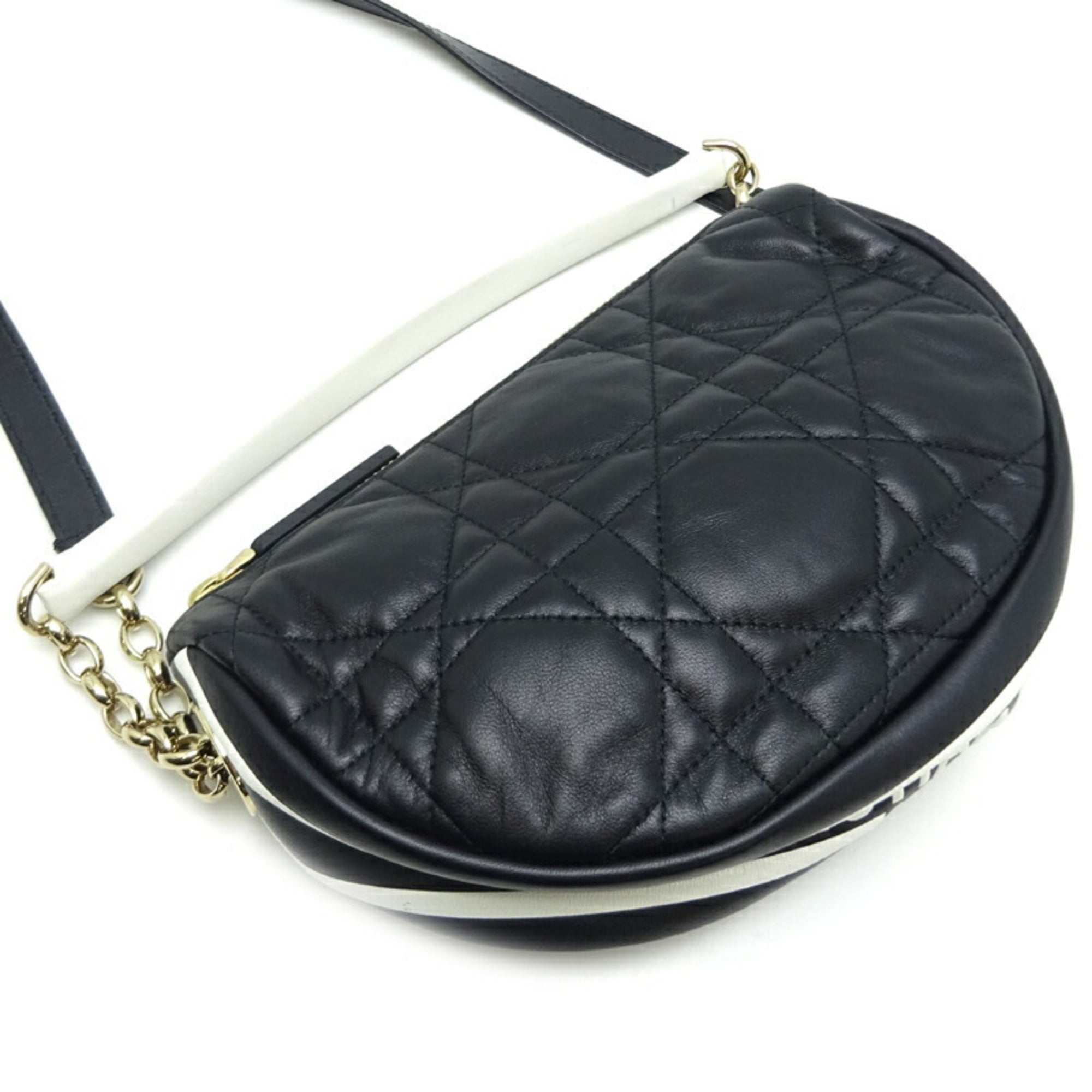 Christian Dior Black Leather Handbag ()