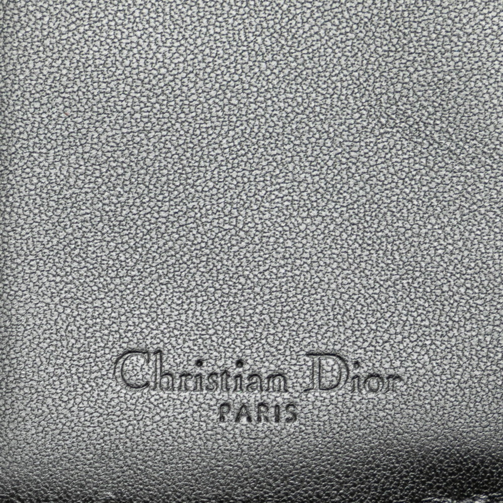 Christian Dior Black Leather Wallet (Tri-Fold) ()