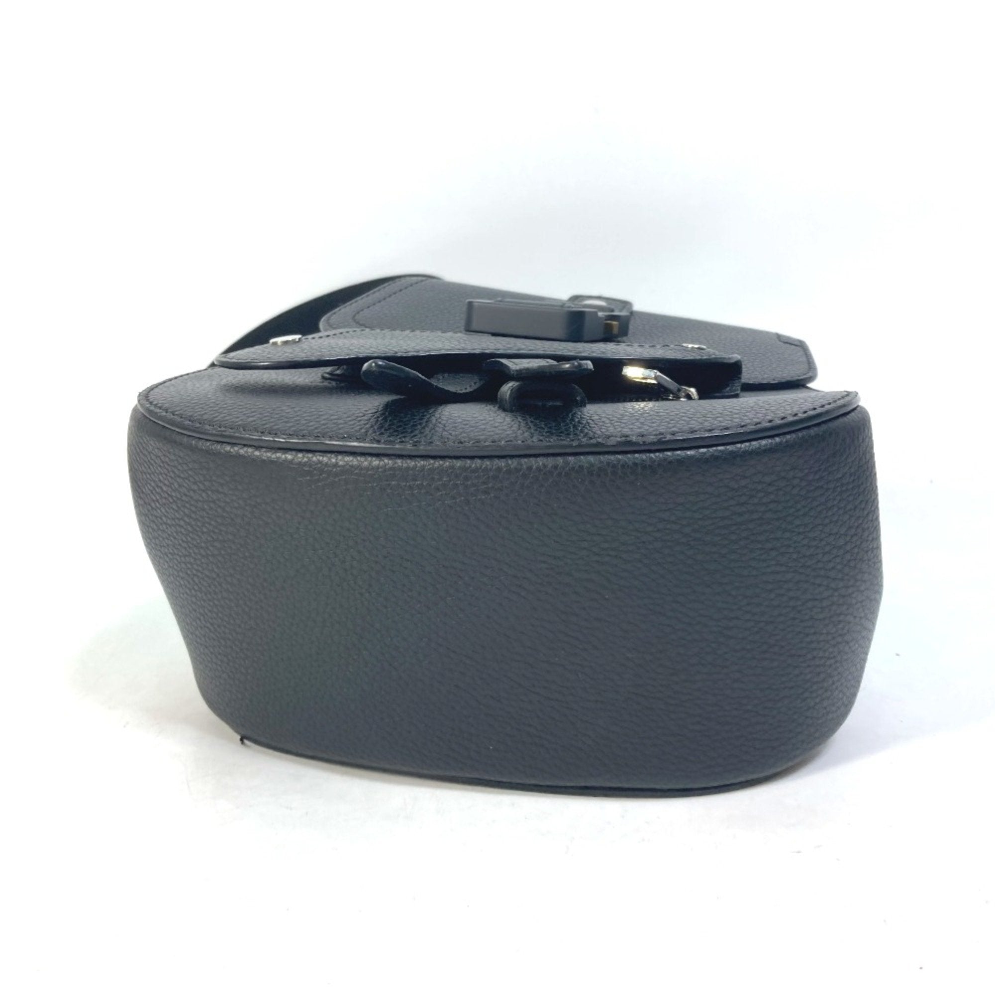 Christian Dior Black Leather Backpack ()