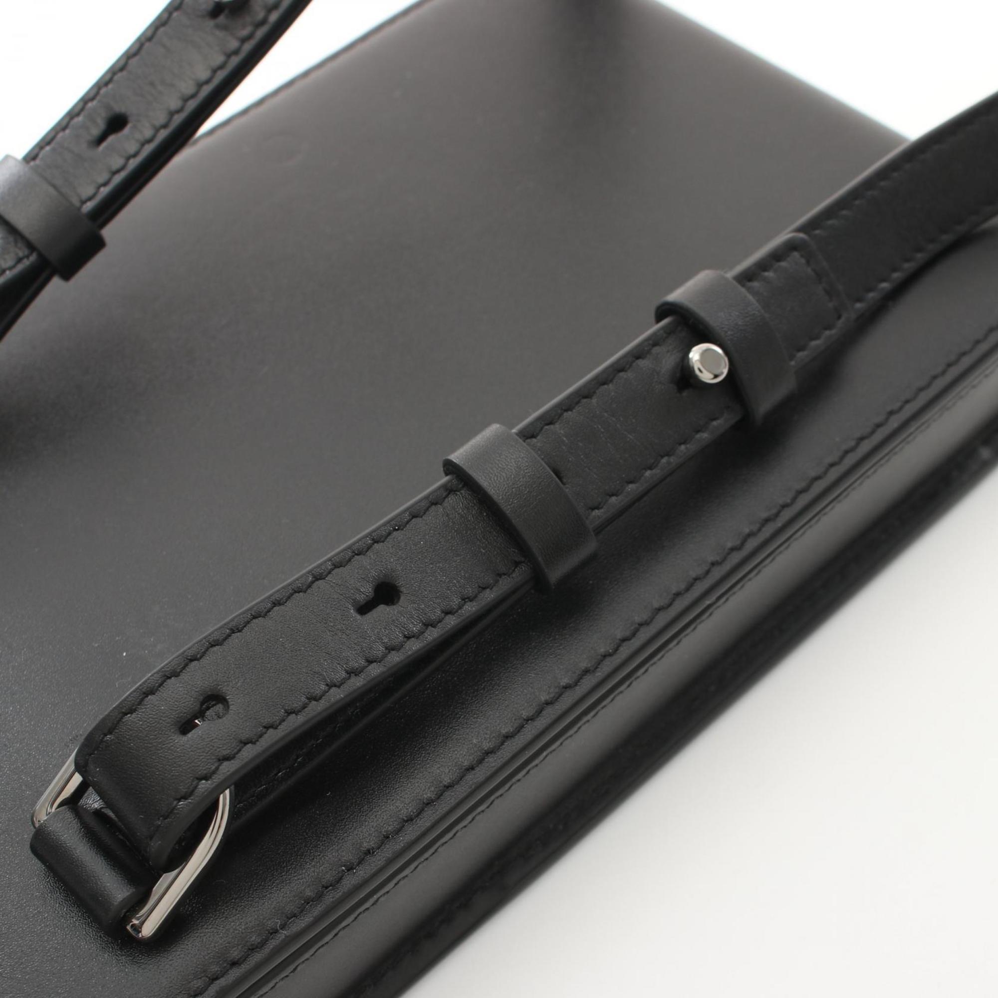 Christian Dior Black Leather Shoulder Bag ()