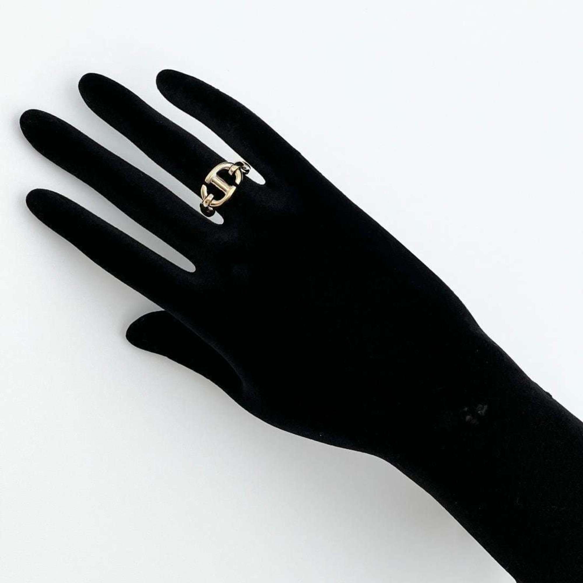 Christian Dior Gold Metal Band Ring ()