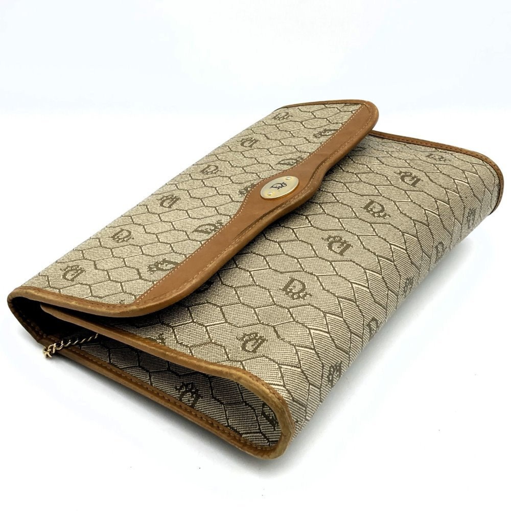 Christian Dior Beige Pvc Shoulder Bag ()