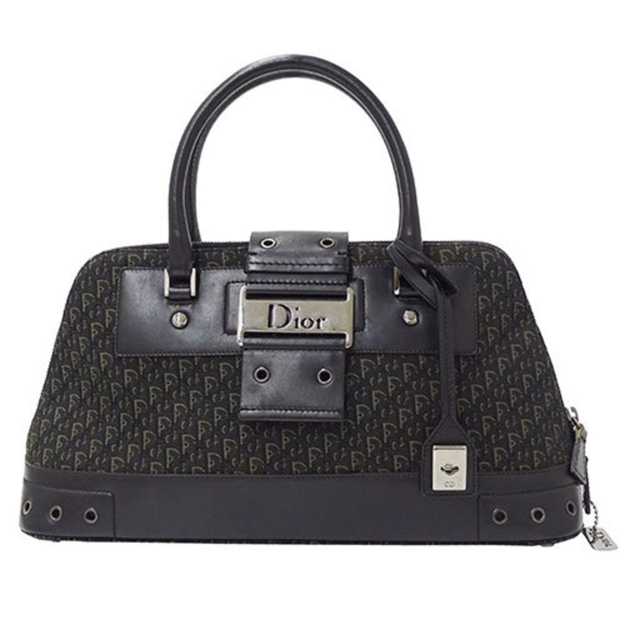 Christian Dior Black Canvas Handbag ()