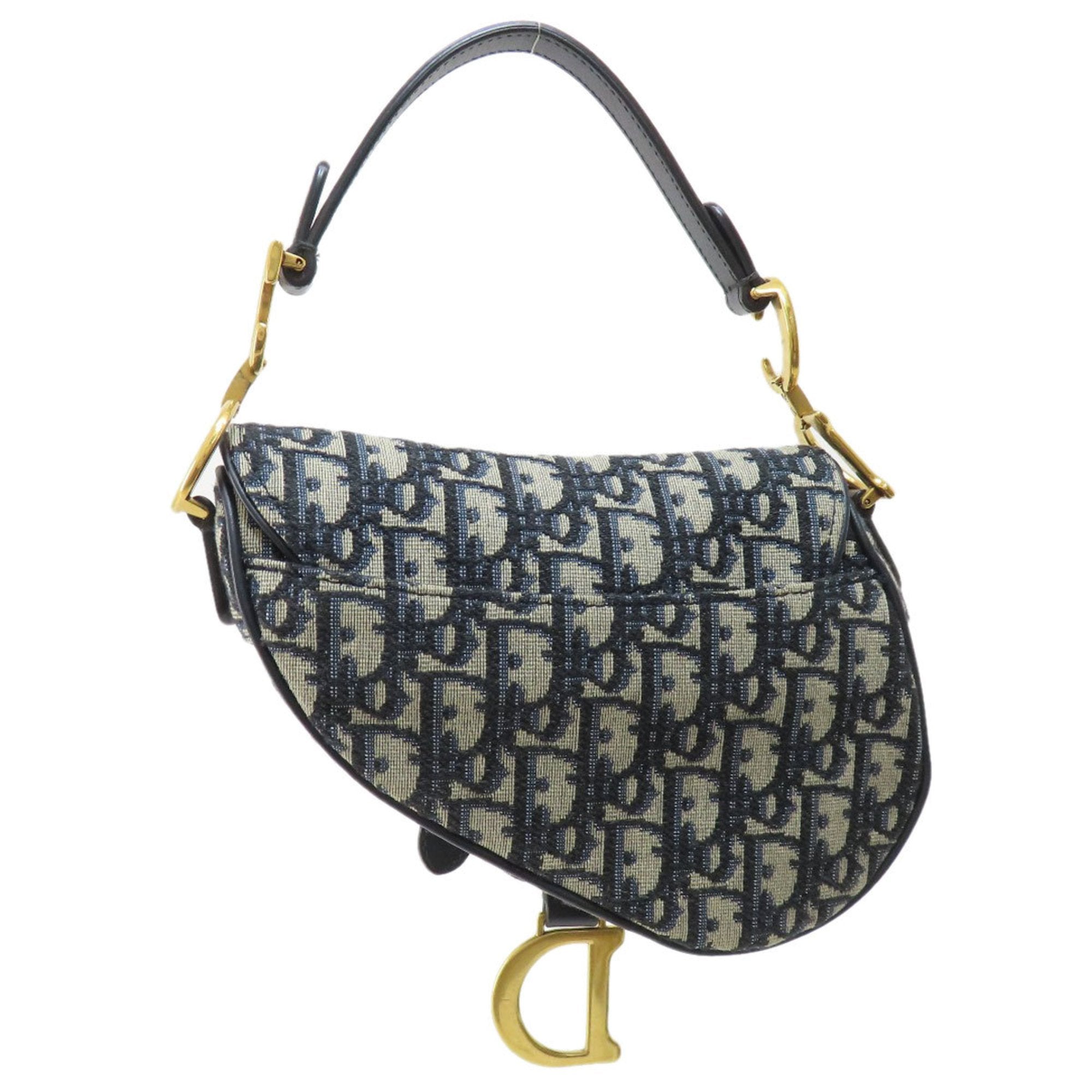 Christian Dior Navy Canvas Handbag ()