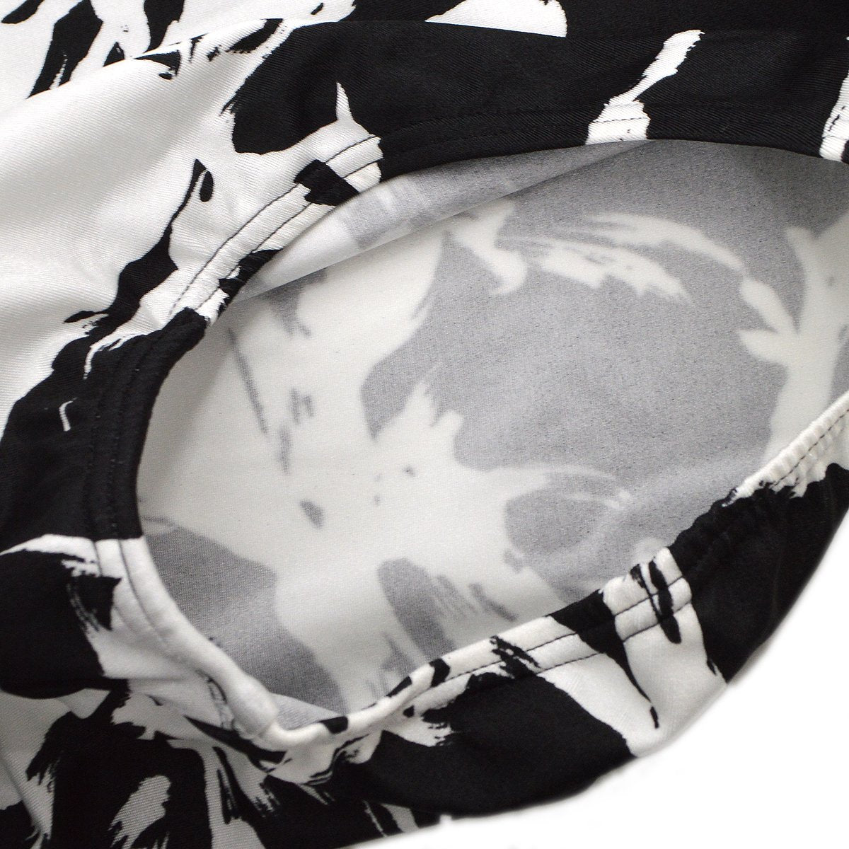 Christian Dior abstract print halterneck swimsuit #M