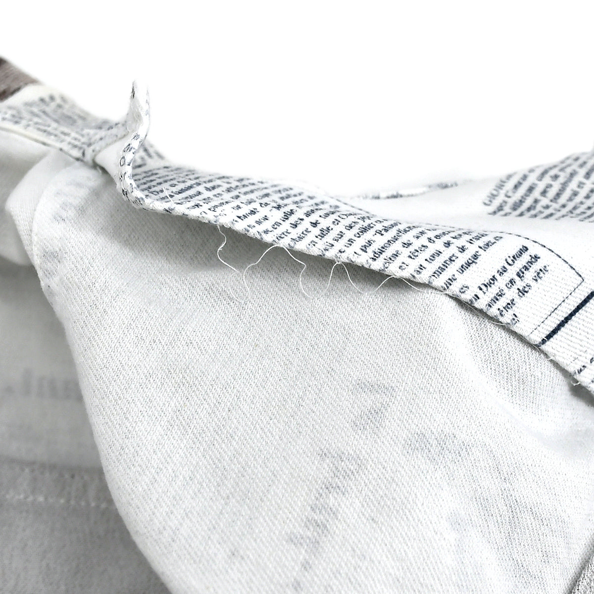 Christian Dior Fall 2000 Newspaper Jacket White