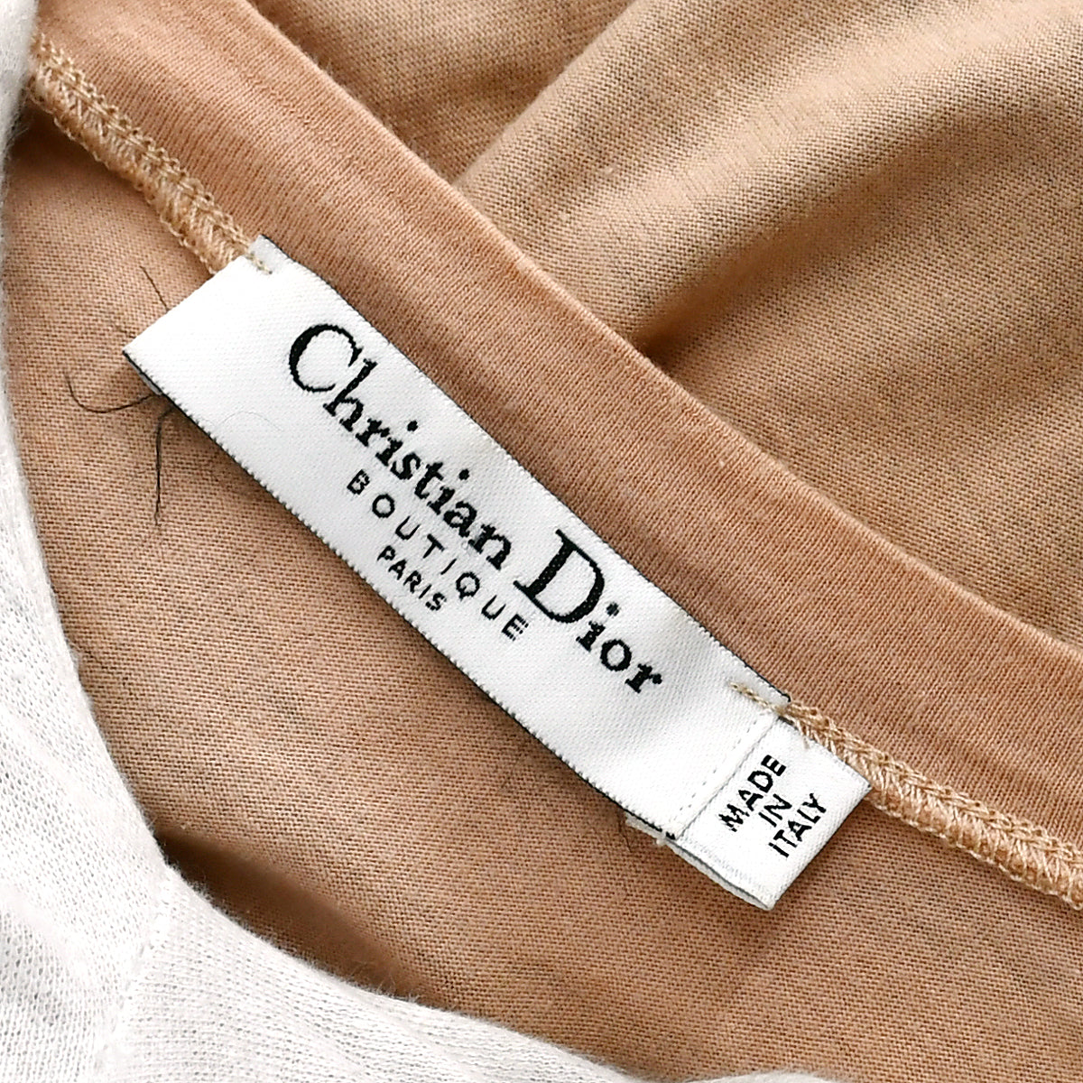 Christian Dior Summer 2006 trompe l'oeil-print cotton T-shirt #42