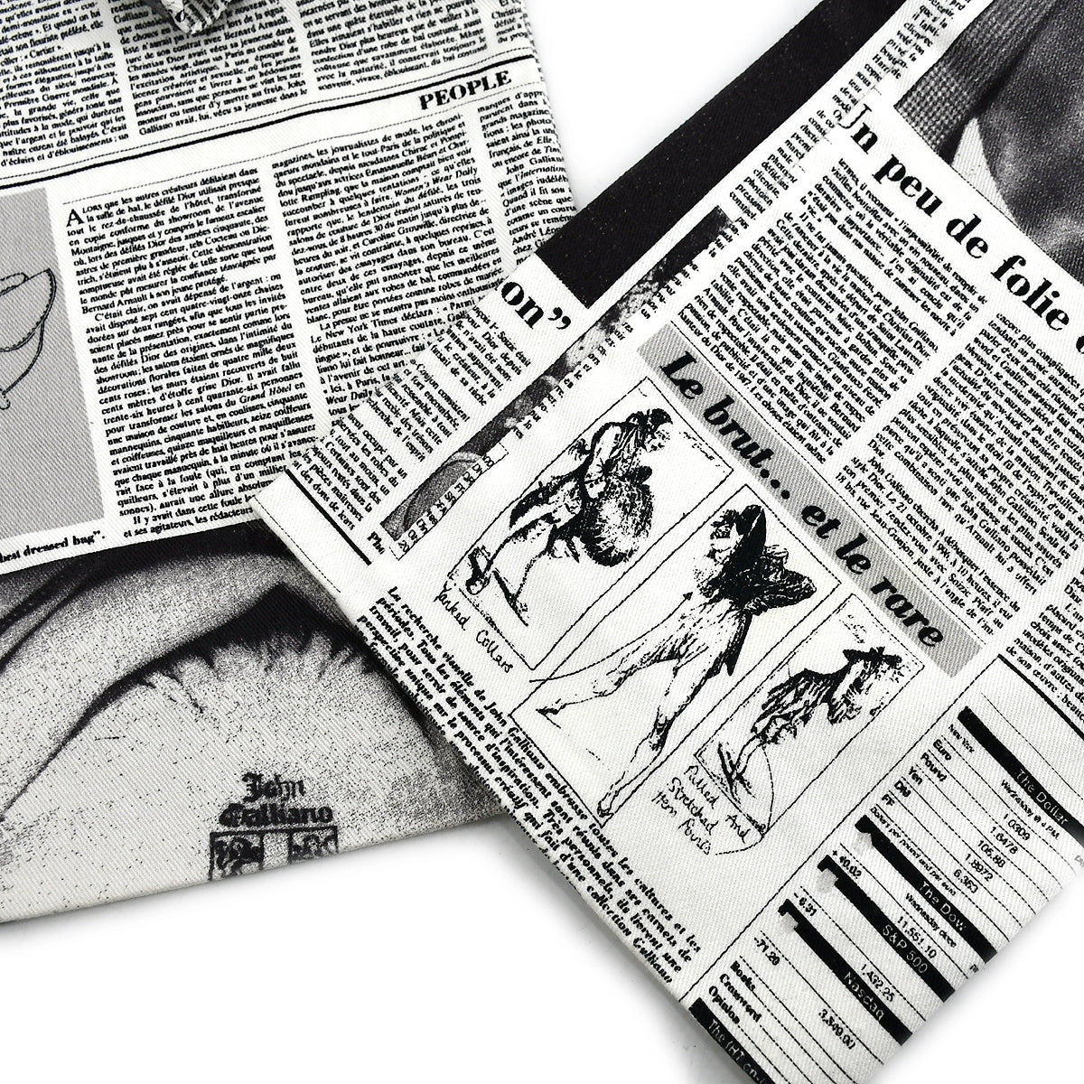 Christian Dior * Fall 2000 John Galliano Newspaper Pants #38