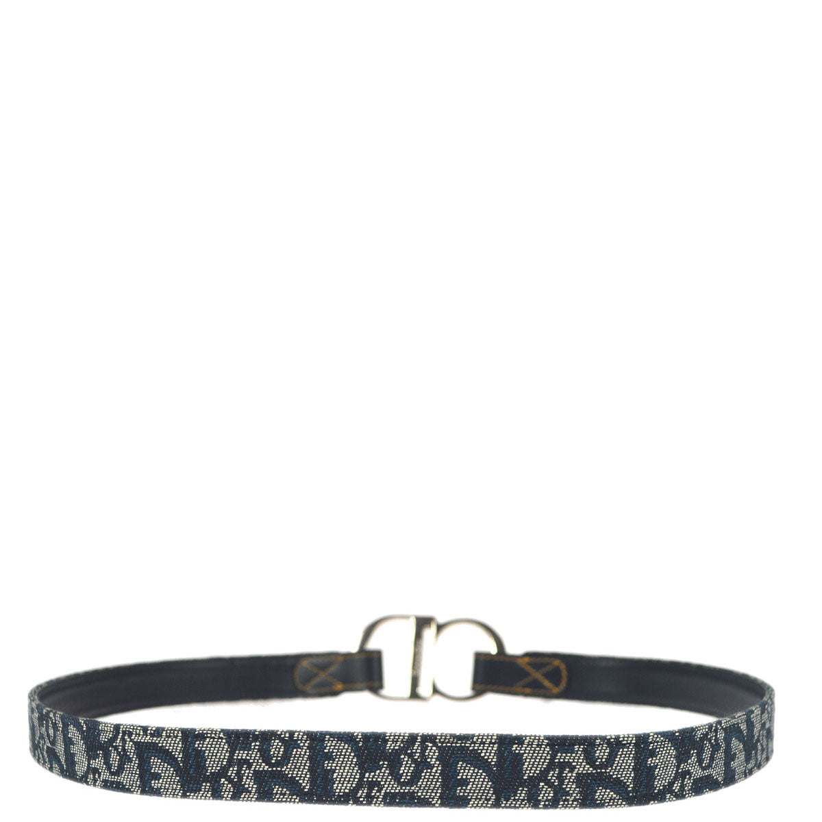 Christian Dior 2004 Navy Trotter Belt #85