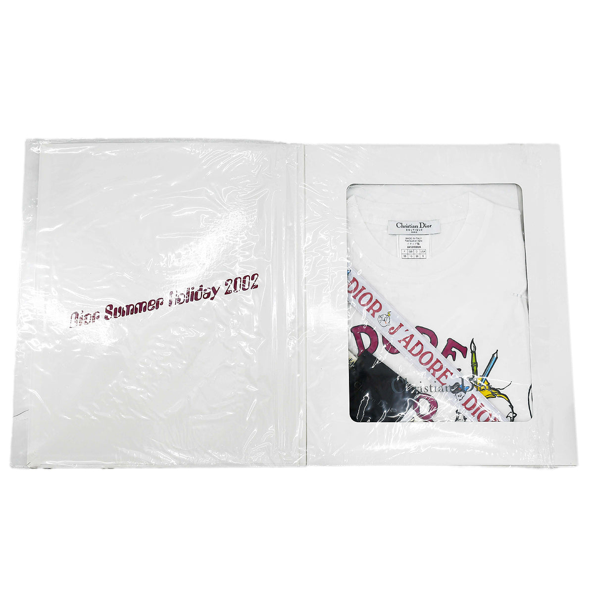 Christian Dior 2002 John Galliano graphic-print cotton T-shirt set #38