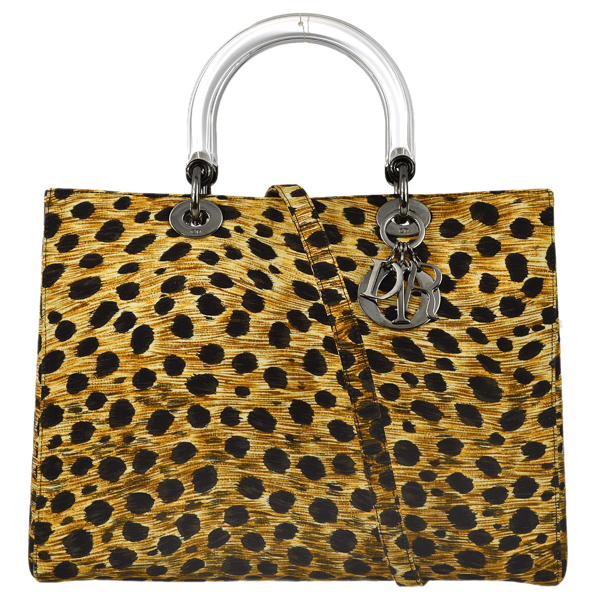 Christian Dior 1999 Cheetah Large Lady Dior Bag