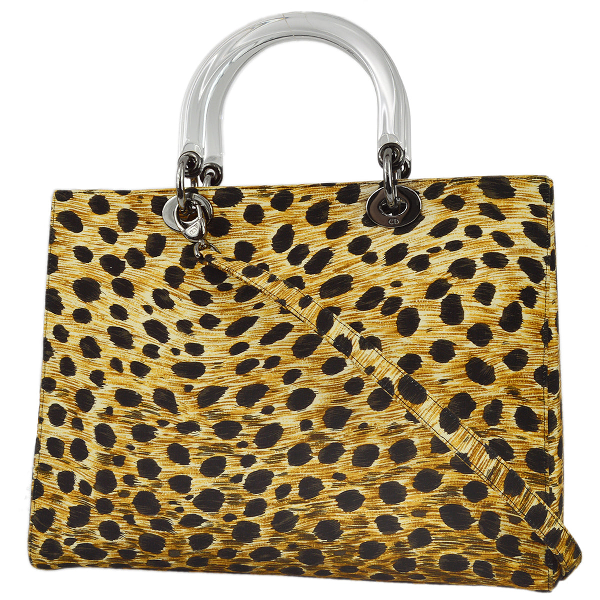 Christian Dior 1999 Cheetah Large Lady Dior Bag