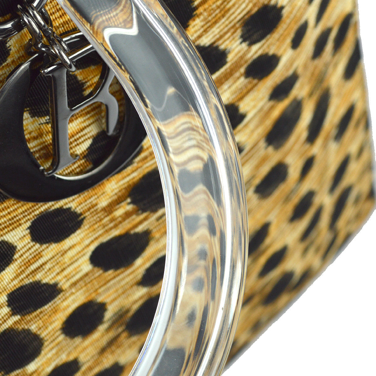 Christian Dior 1999 Cheetah Large Lady Dior Bag
