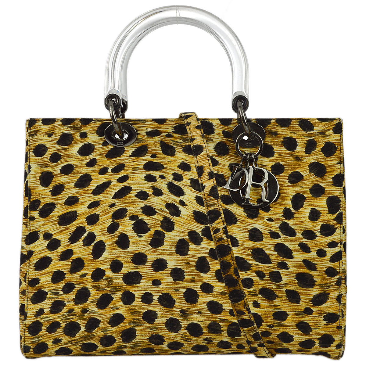Christian Dior 1999 Cheetah Large Lady Dior Bag