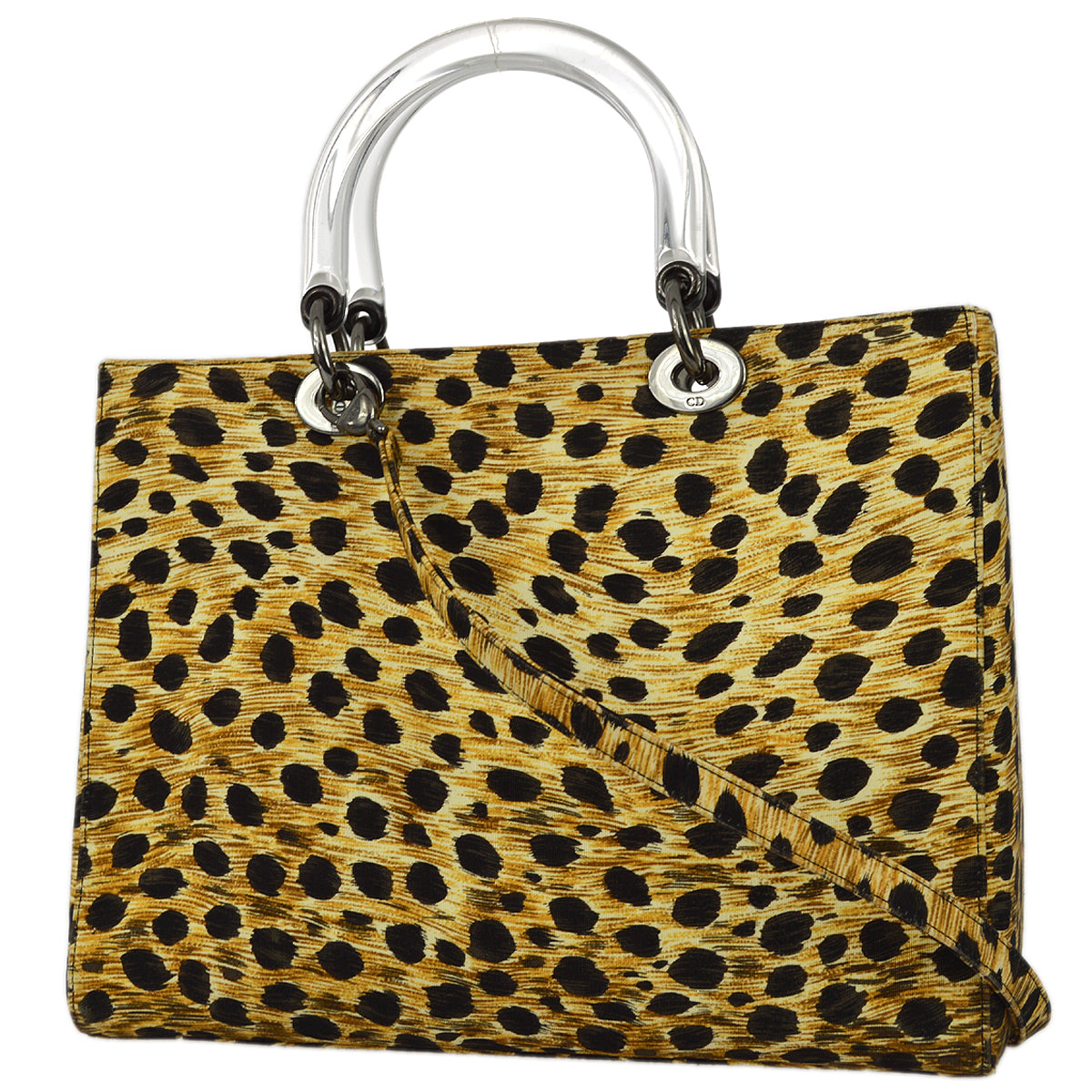 Christian Dior 1999 Cheetah Large Lady Dior Bag