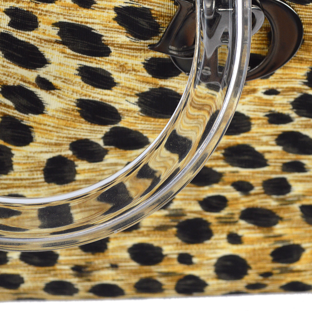 Christian Dior 1999 Cheetah Large Lady Dior Bag