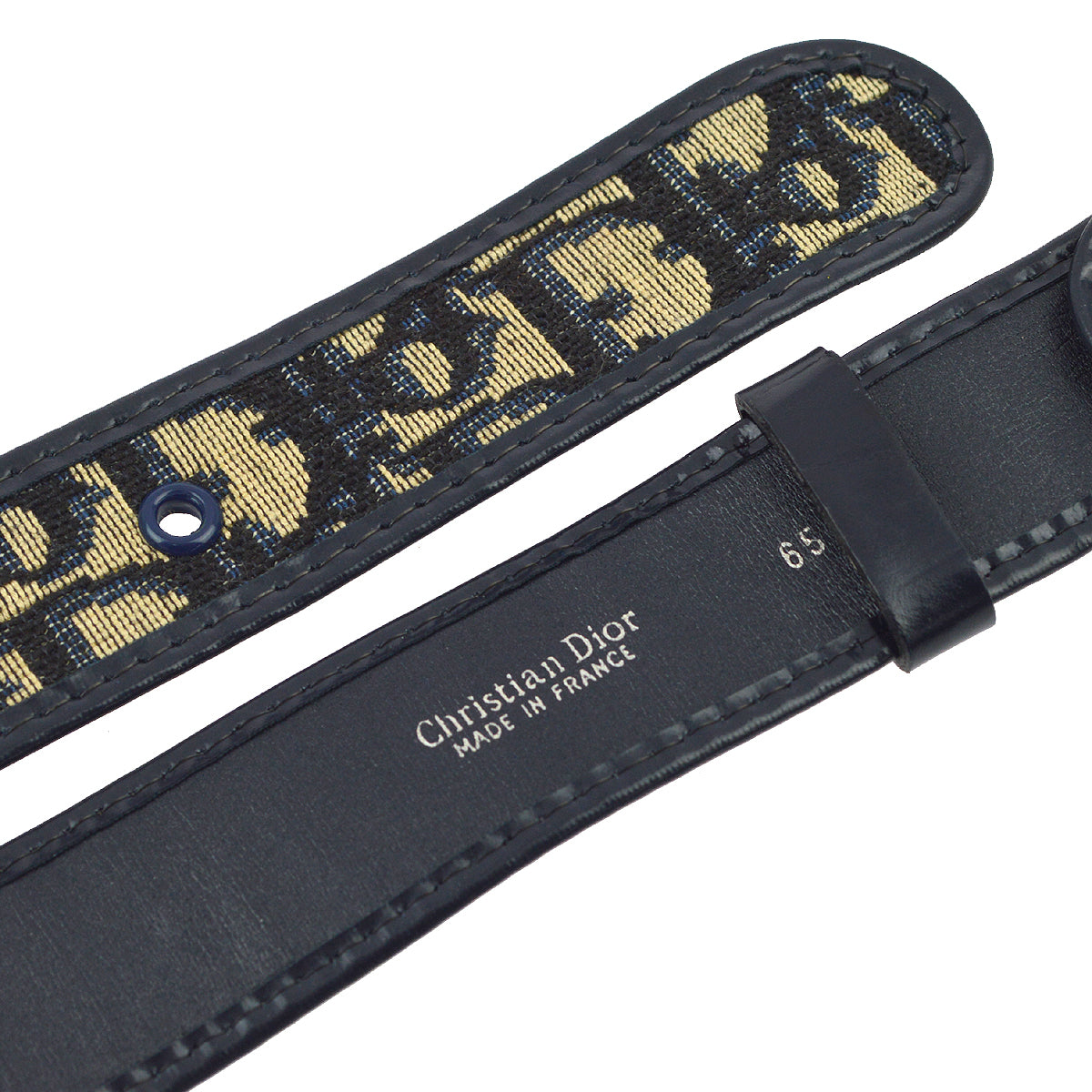 Christian Dior 1980s Trotter Belt #65