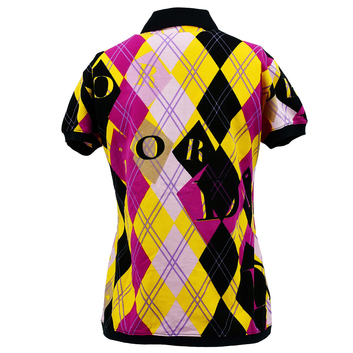 Christian Dior Fall 2004 argyle printed polo #38