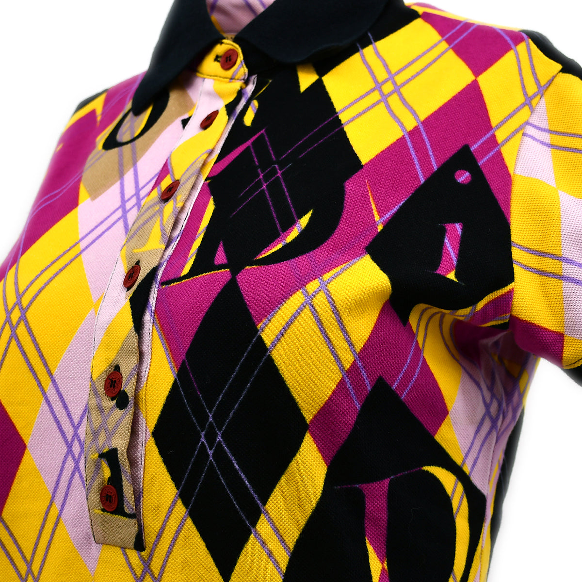 Christian Dior Fall 2004 argyle printed polo #38