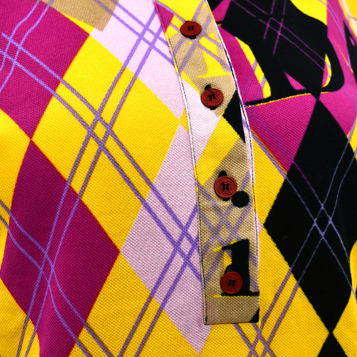 Christian Dior Fall 2004 argyle printed polo #38