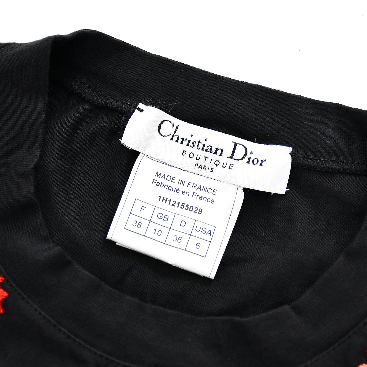 Christian Dior T-shirt Black #38